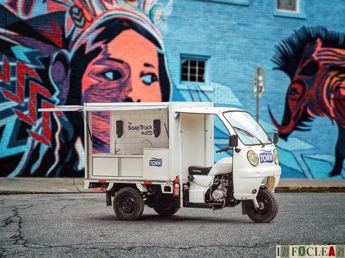 Пресс-релиз: «Мыльный фургон» Tork - гигиенический помощник для автокафе